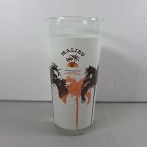 Malibu Caribbean White Rum Mango Liqueur Drinking Glass